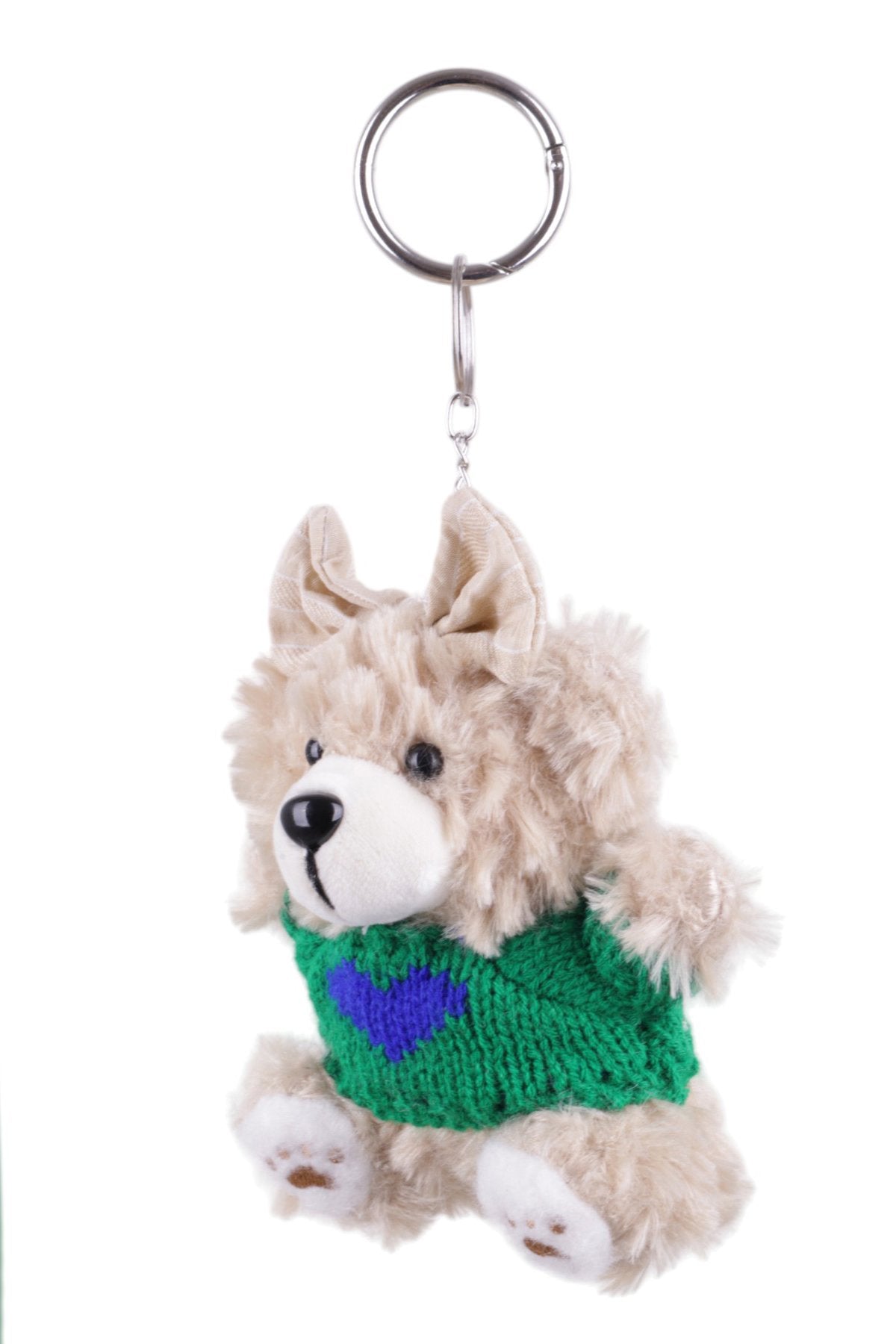 Sevimli Yeşil Kazaklı Peluş Ayıcık Charm