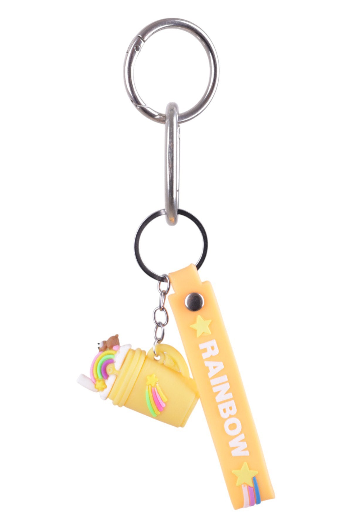 Sevimli Sarı Rainbow Charm - Renkli ve Eğlenceli Tasarım