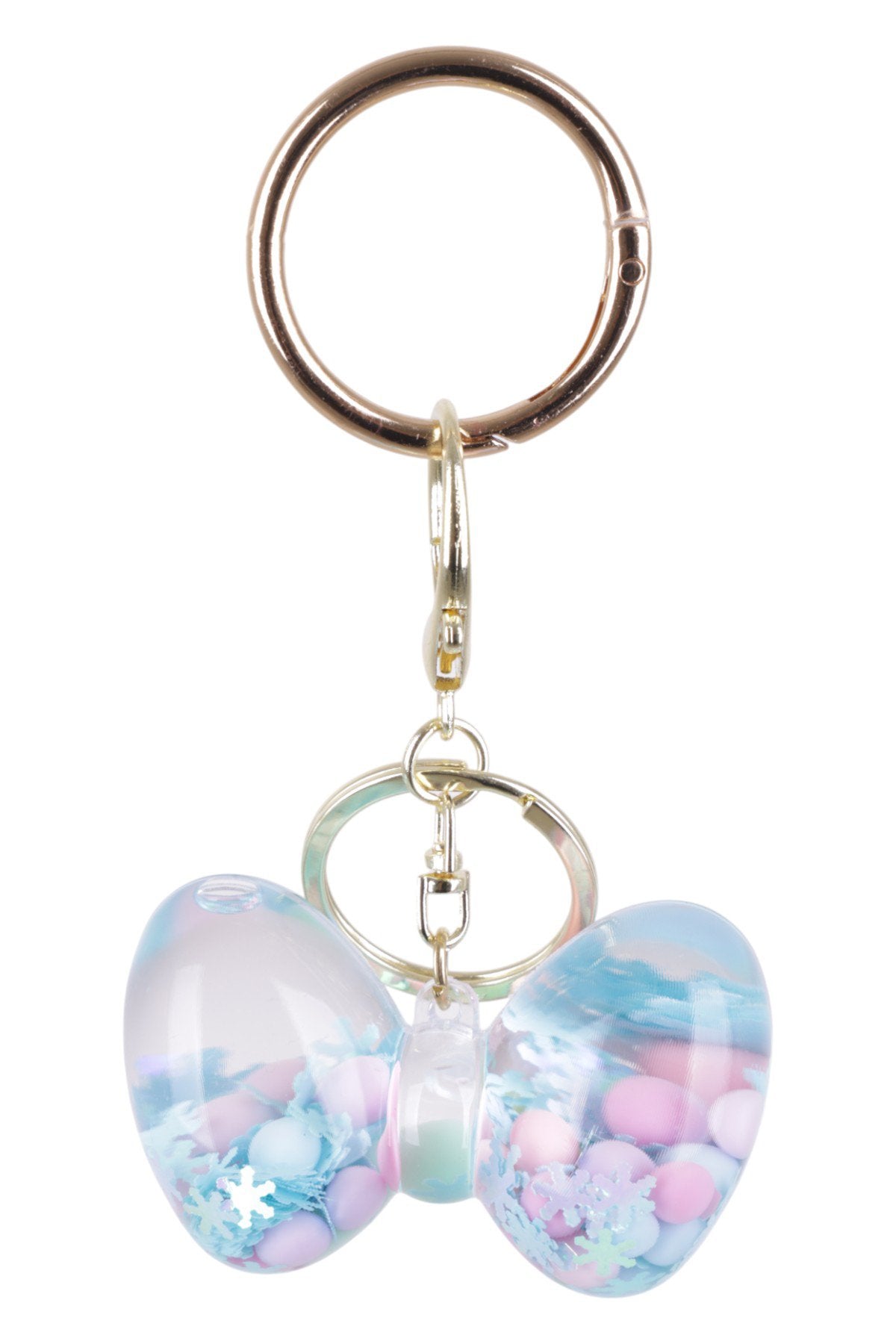 Pastel Renkli Şeffaf Fiyonk Charm