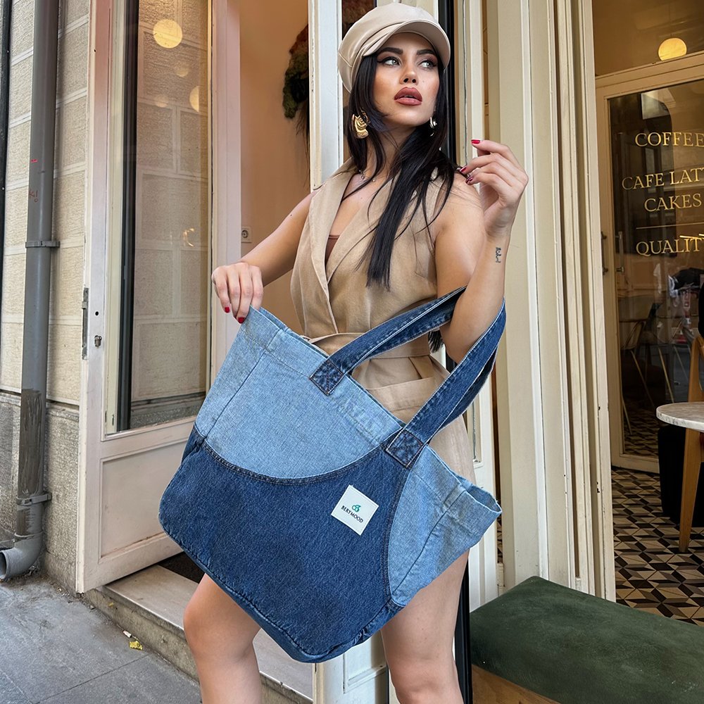 Gemini - Koyu Mavi - Ters Kot BeryBag
