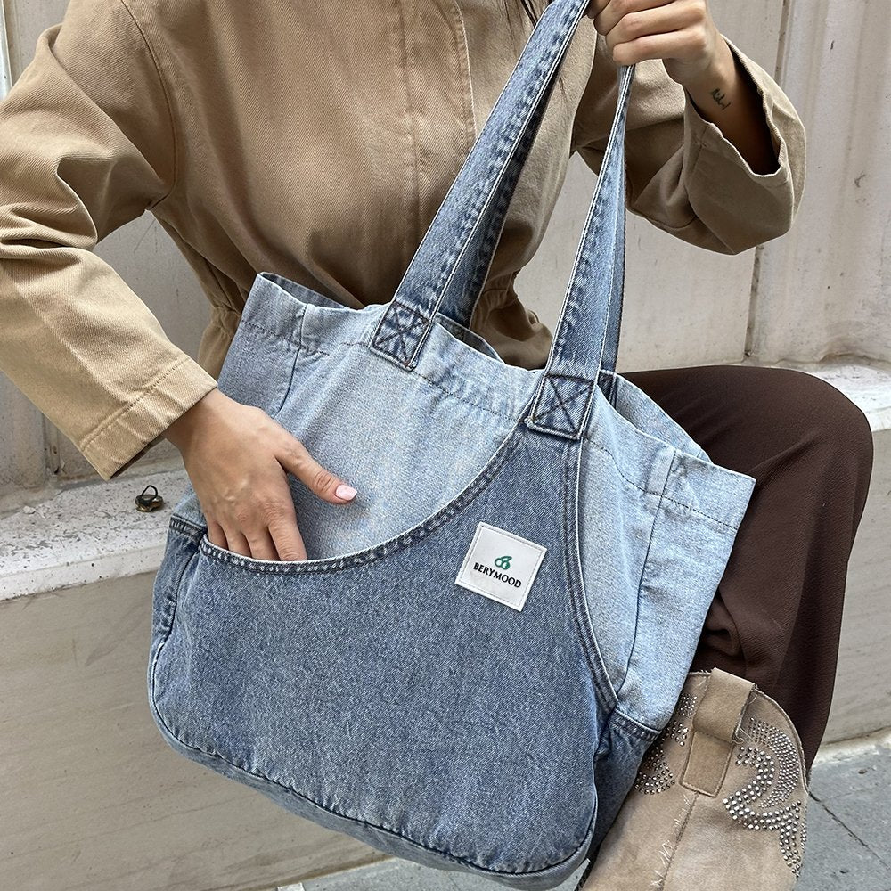 Gemini - Açık Mavi - Ters Kot BeryBag