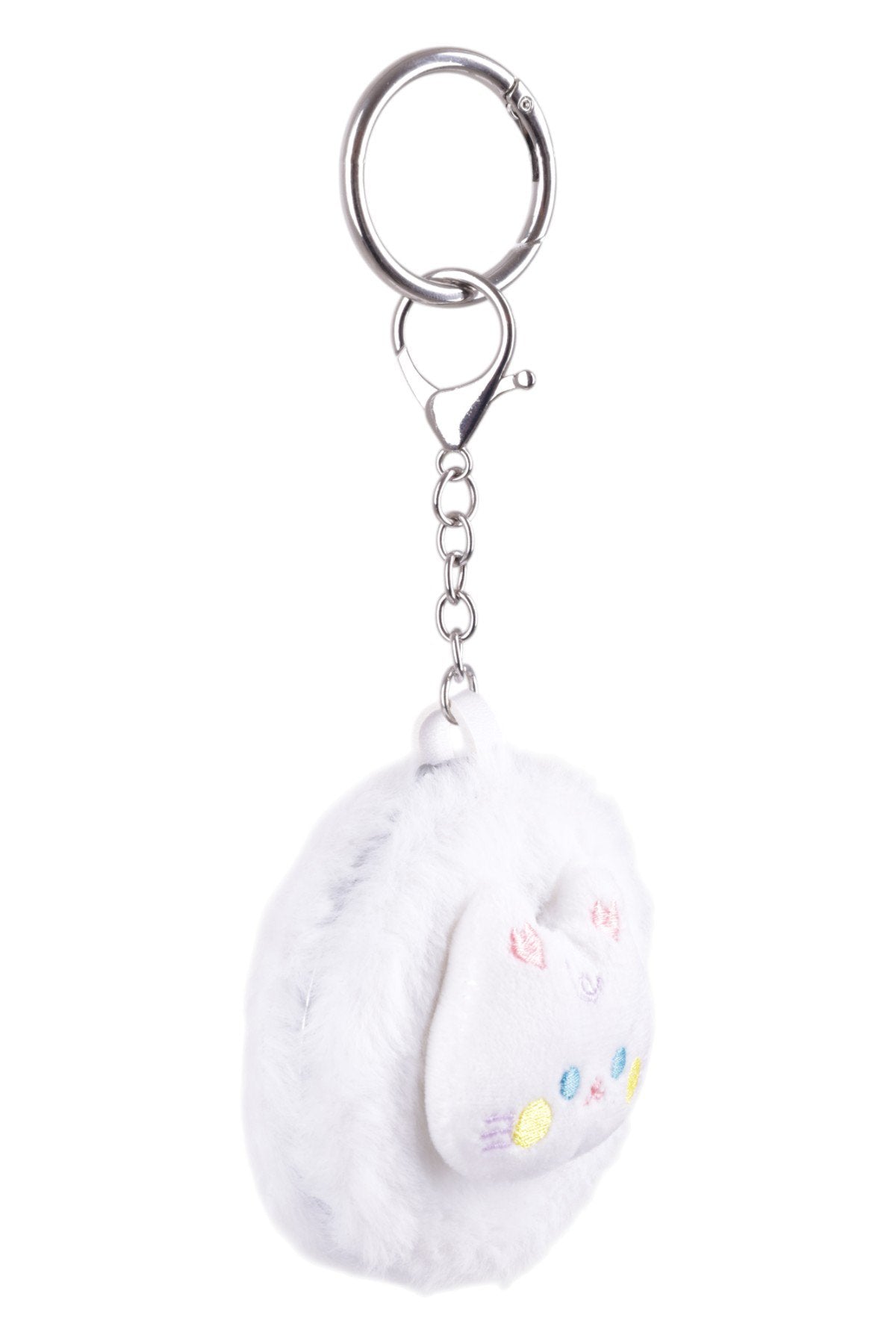 Aynalı Sevimli Peluş Kedi Figürlü Charm